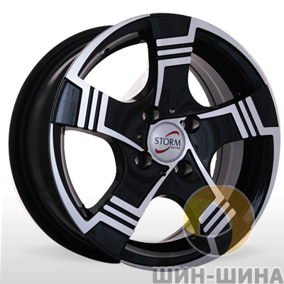 Диски W 247 BP (Black Polished) Storm